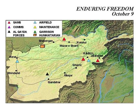 Operation Enduring Freedom Maps