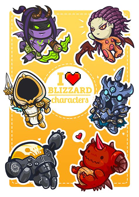 Blizzard Characters Tribute by 2MindsStudio on DeviantArt