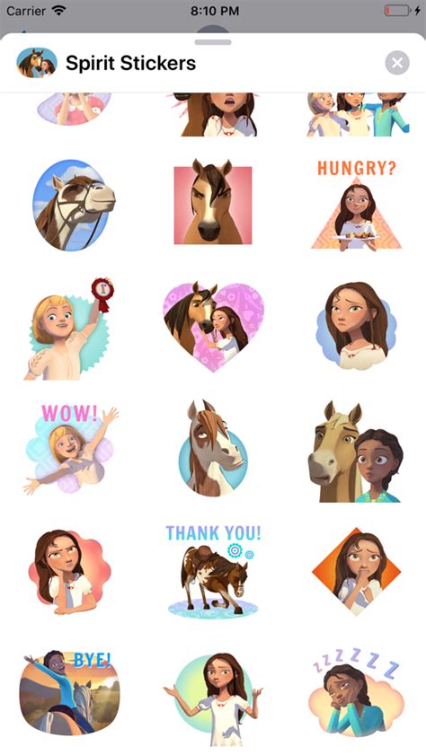 Spirit Riding Free Stickers App for iPhone - Free Download Spirit ...