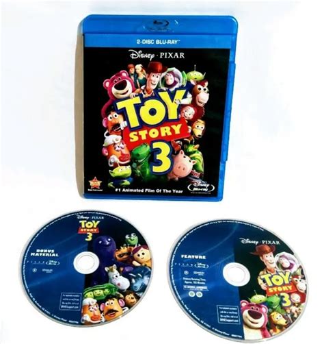 TOY STORY 3 (Blu-ray Disc, 2010, 2 Disc Set) Disney Pixar Movie Free First Class $12.09 ...