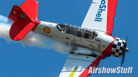 Aeroshell T-6 Texan Solo Aerobatics - Black Flag 2020 - YouTube