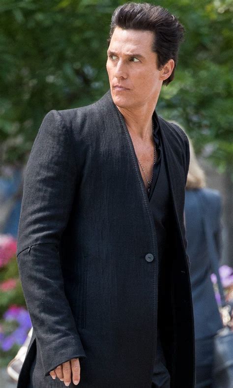 Matthew McConaughey Has a New Look, Is Kind of Terrifying on the Set of Dark Tower | Matthew ...