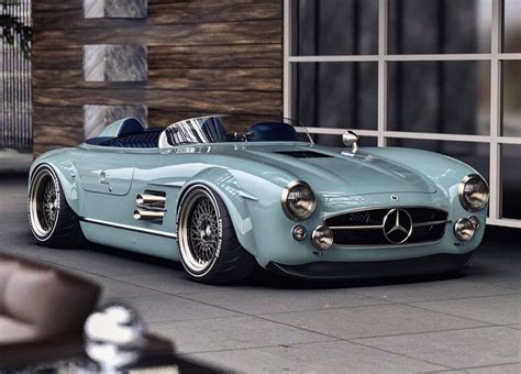 1954 Mercedes 300SL body mated with a 2002 SLK 32 AMG. | Retro Rides