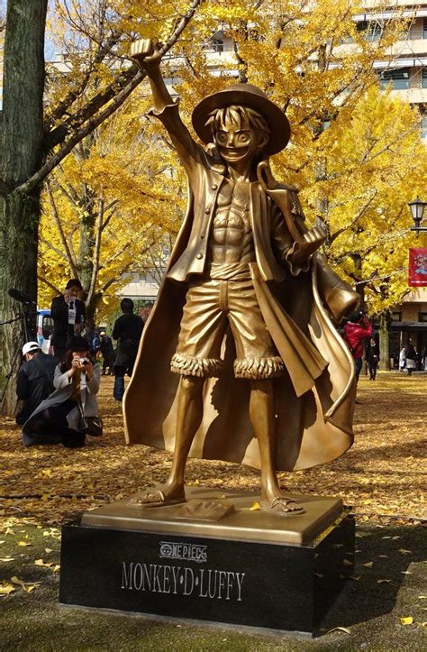 one piece monkey d luffy bronze statue