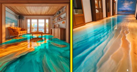 This Stunning Beach Flooring Is Made From Sand and Epoxy – Inspiring Designs