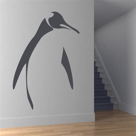 Penguin Outline Animal Wall Art Stickers Wall Decal Transfers | eBay