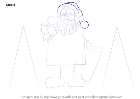 Learn How to Draw Santa Claus with Gifts (Christmas) Step by Step ...