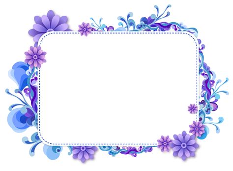 Purple Border Frame Transparent Transparent HQ PNG Download | FreePNGImg