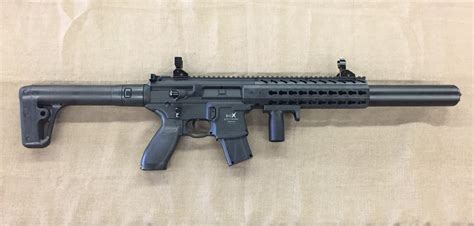 Sig Sauer MCX .177 cal CO2 powered semi auto air rifle with optic ...