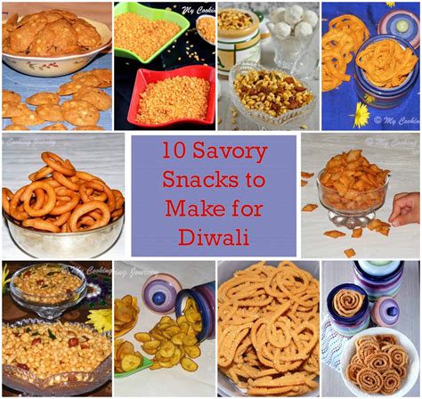 10 Savory Snacks To Make For Diwali | Diwali Snacks - My Cooking Journey