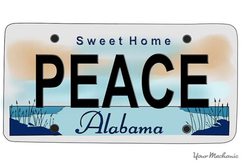 How to Buy a Personalized License Plate in Alabama | YourMechanic Advice