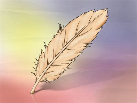 How to Draw a Feather: 8 Steps (with Pictures) - wikiHow | Feather drawing, Feather art drawing ...