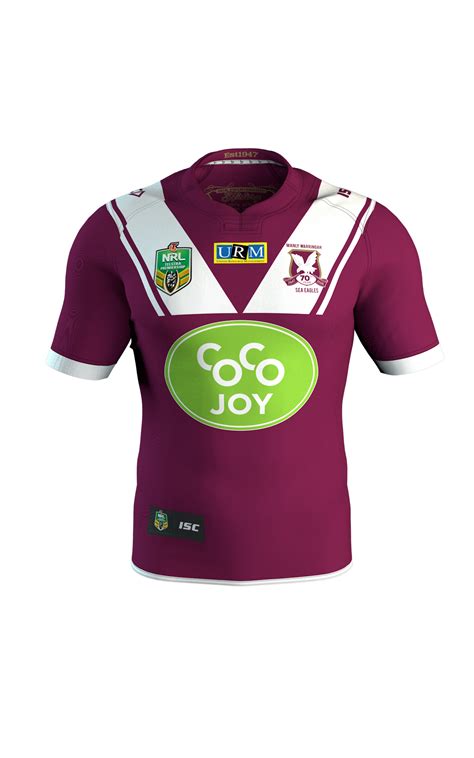 Manly Sea Eagles Jersey / Manly Sea Eagles 2017 Men's New Home Jersey ...