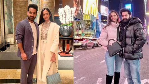 Jr NTR and wife Lakshmi Pranathi are 'enjoying a New York minute' - Pedfire