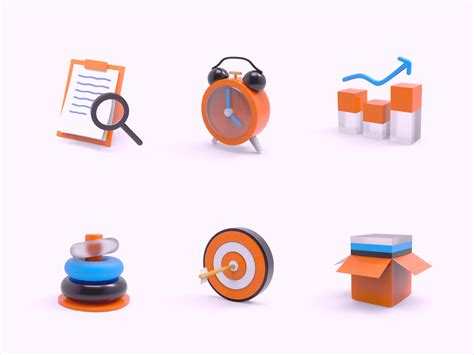 3d icons #1 | 3d icons, Icon design, Flat design icons