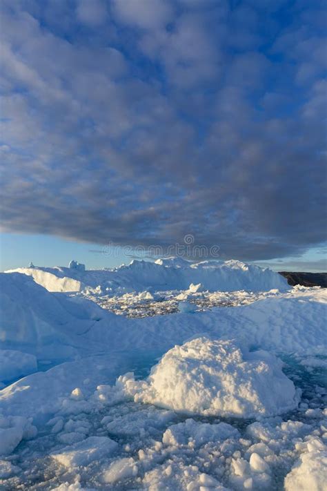 Ices and Icebergs of Polar Regions of Earth. Stock Image - Image of ...