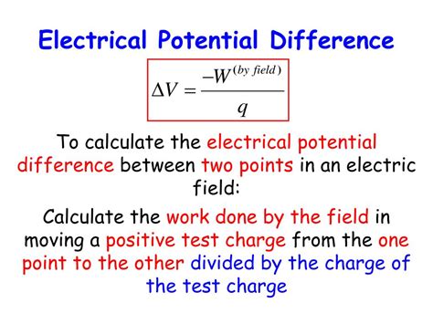 PPT - Electrical Potential Energy & Electrical Potential PowerPoint Presentation - ID:5002826