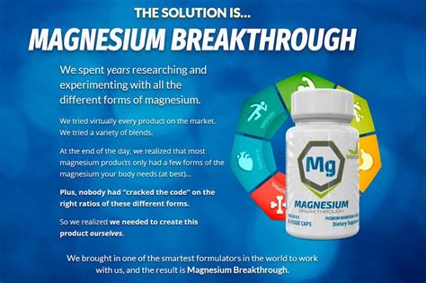 Magnesium Breakthrough Review: Negative Side Effects or