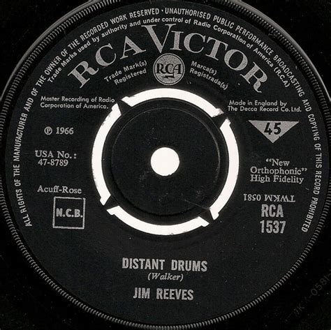 Jim Reeves - Distant Drums (1966, Vinyl) | Discogs