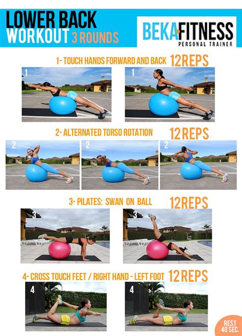 Fitness Ball Exercises For Lower Back Pain - FitnessRetro