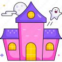 House, castle, haunted, ghost, halloween icon - Download on Iconfinder