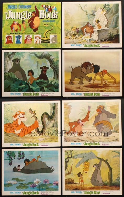 THE JUNGLE BOOK '67 Walt Disney cartoon classic, great images of characters! Walt Disney ...