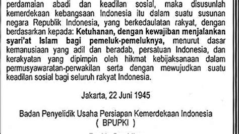 Apa Hubungan Piagam Jakarta dengan Pembukaan UUD 1945? Simak Penjelasannya - Hot Liputan6.com