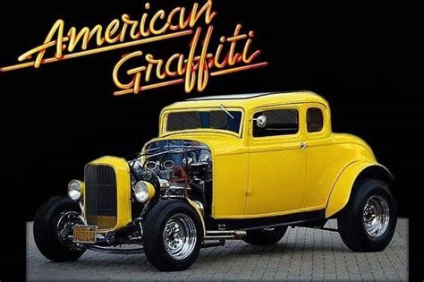 American Graffiti Style e Poster 13x19 inches | Tv cars, Cars movie ...