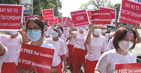 Myanmar Protesters Block Arrests Of Activists | The ASEAN Post