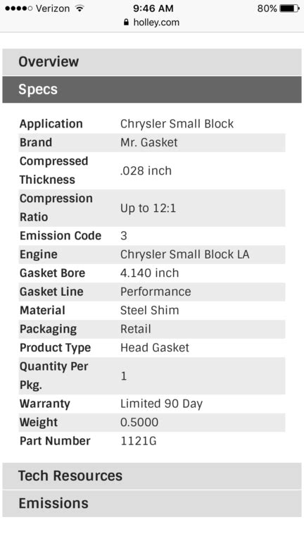 Any opinions on Mr Gasket head gaskets? | For A Bodies Only Mopar Forum