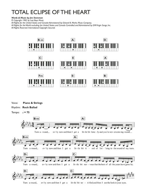 Total Eclipse Of The Heart | Sheet Music Direct