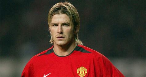 Manchester United's David Beckham during their victory over Juventus at Old Trafford, Manchester ...