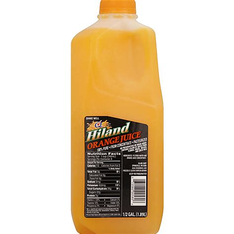 Hiland Orange Juice 64 Oz | Orange | Reasor's