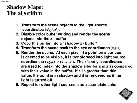 PPT - Graphics II 91.547 Shadow Maps Reflections PowerPoint Presentation - ID:1016833