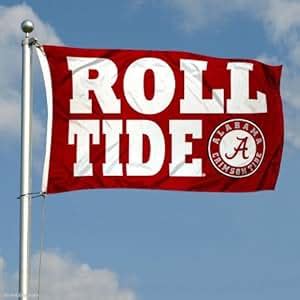 Amazon.com : Alabama Roll Tide Double-Sided 3x5 Flag : Outdoor Flags : Garden & Outdoor