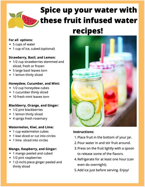 6 Refreshing Fruit Infused Water Recipes! | Infused water recipes ...