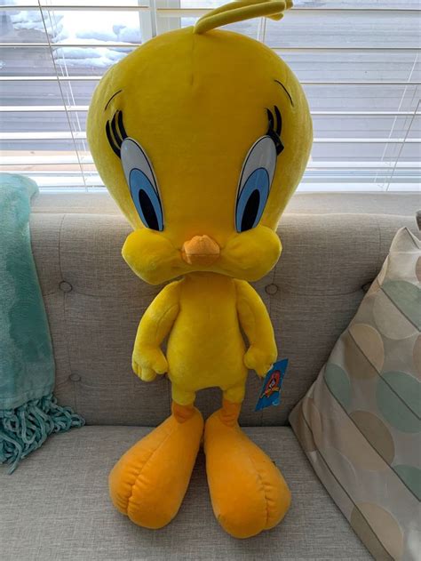 Excited to share this item from my #etsy shop: Tweety Bird Jumbo Plush ...