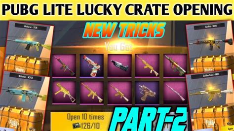 जल्दी लूटो 😍 Pubg Lucky Crate Opening | Pubg Lite New Crate Opening | Part-2 - YouTube