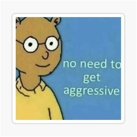 "Arthur Reaction Meme " Sticker by JessIsBored | Redbubble