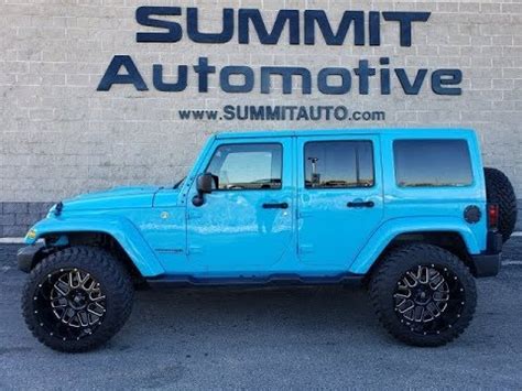 2018 JEEP WRANGLER ALTITUDE 4 DOOR UNLIMITED JK CHIEF BLUE WALK AROUND ...