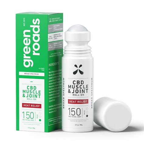 Green Roads 150mg CBD Muscle & Joint Heat Relief Roll-On Reviews - KVR