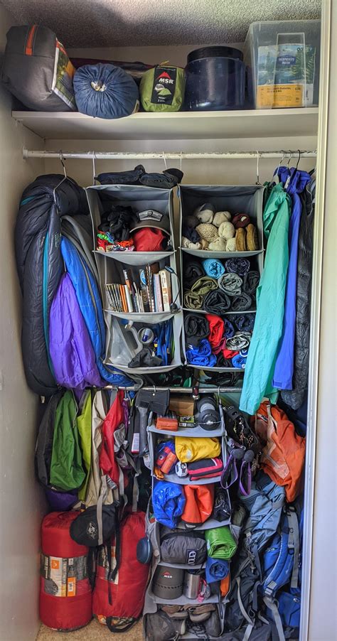 Organized Closet Storage for Adventure Enthusiasts