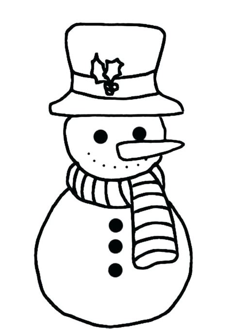 Snowman Coloring Pages For Preschool at GetColorings.com | Free printable colorings pages to ...
