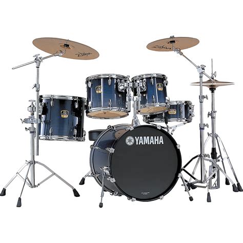 Yamaha Stage Custom Advantage Fusion 5-Piece Drum Set Sapphire Blue ...