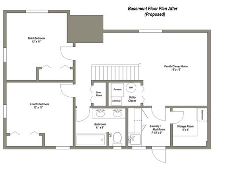 House Plans Basement - House Plans