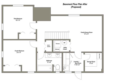 10 Finished Basement Floor Plan Ideas For 2023 - Modern House Design