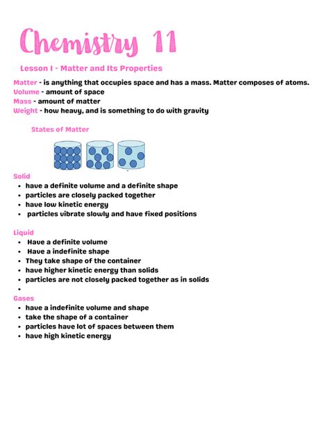 Chemistry Reviewer | PDF