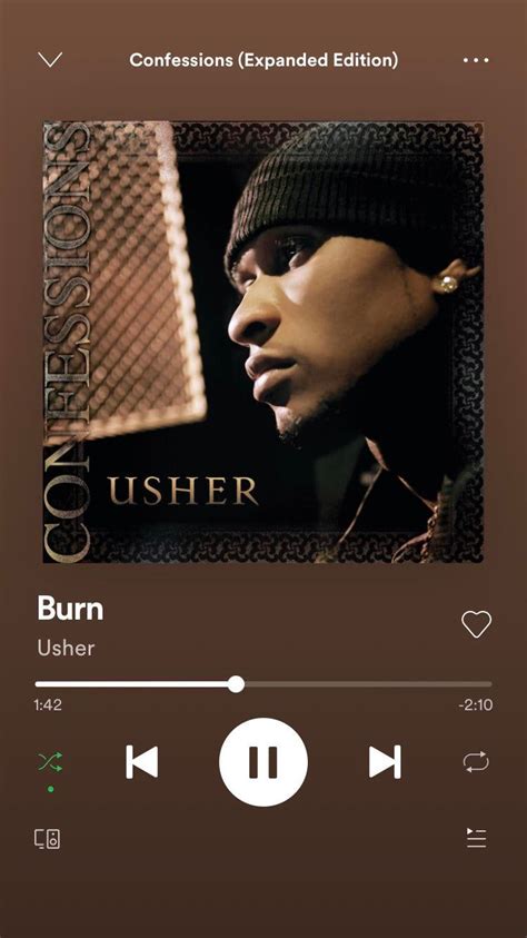 Usher - Burn from the Confessions Album, got to be up there with the greatest RnB albums 🔥 🔥 🔥 ...