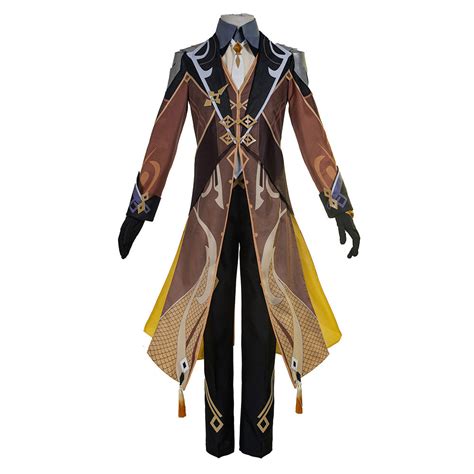 Game Genshin Impact Zhongli Outfits Halloween Carnival Costume Cosplay ...