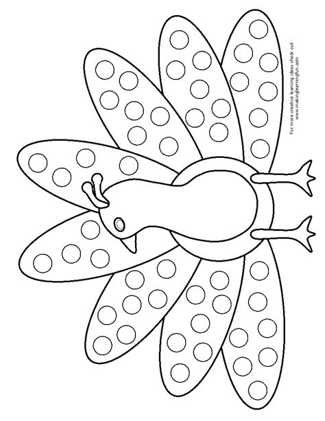 Turkey Dot Marker Printable